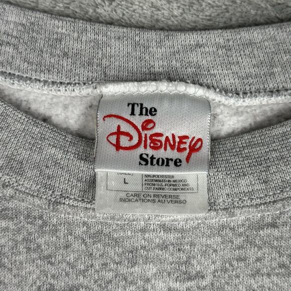 Disney Shirt Mens Large Gray Hawaii Mickey Goofy Donald Pluto Nostalgic Vintage - Picture 8 of 10